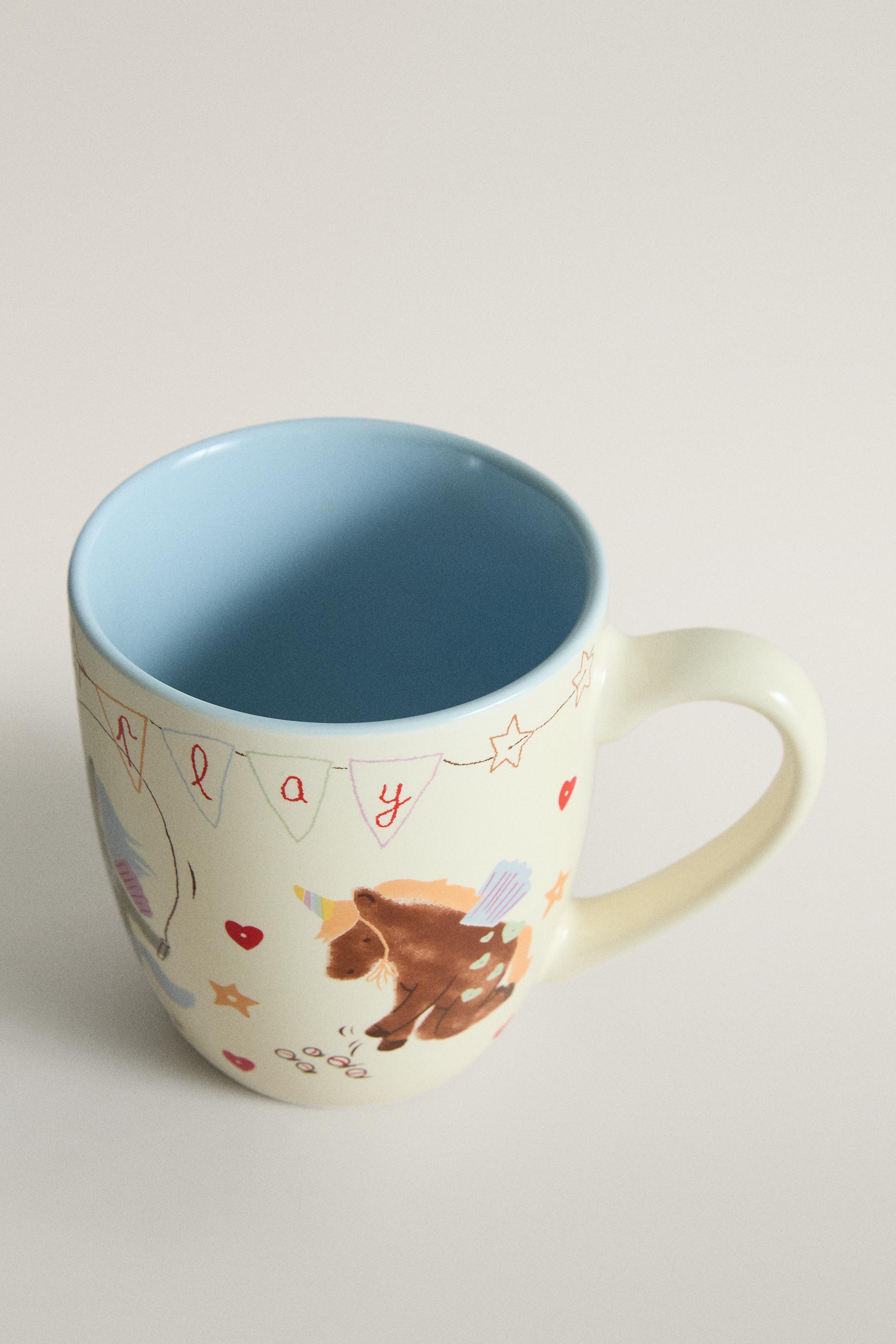 KIDS' CERAMIC UNICORN CUP