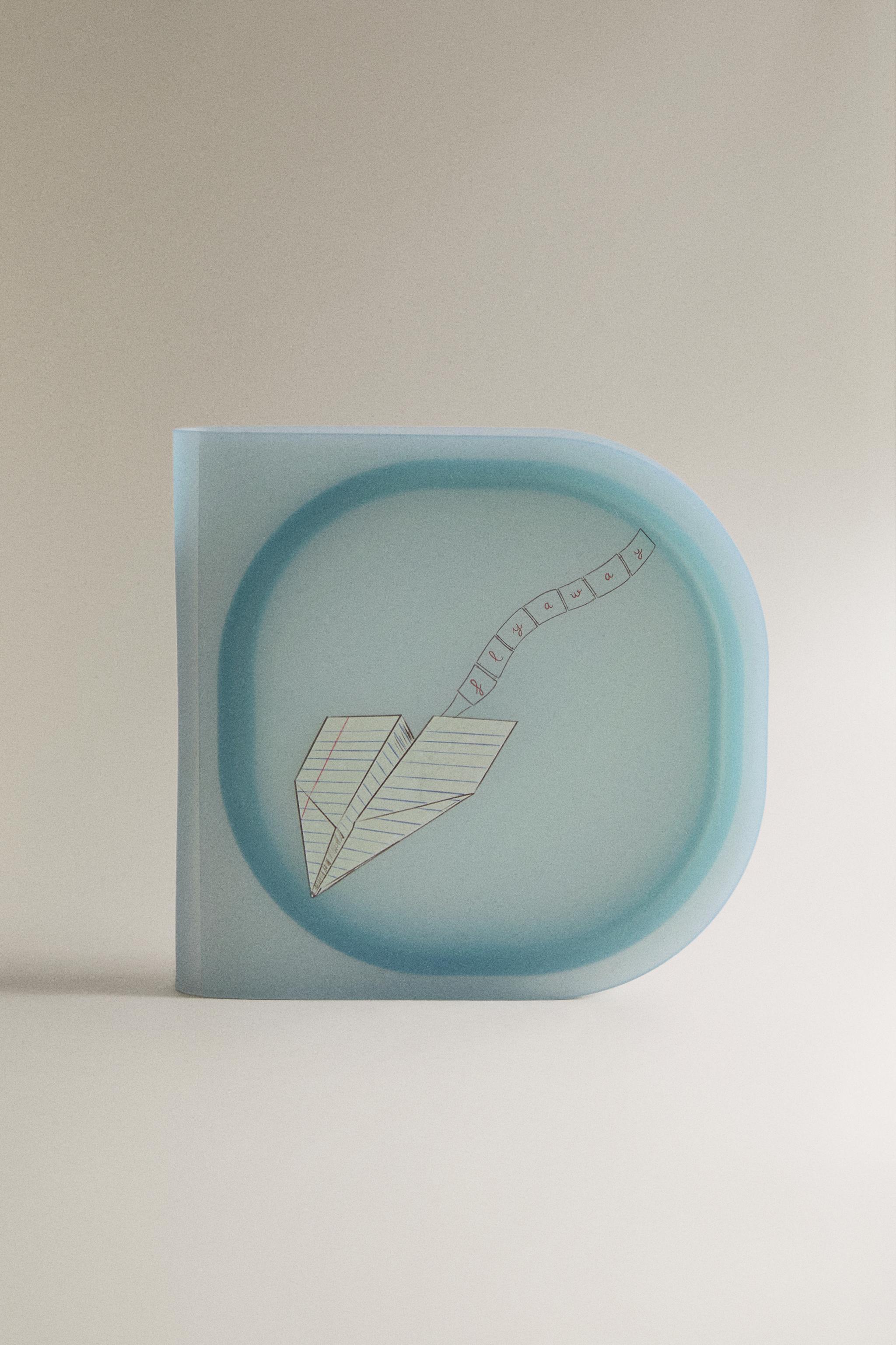 Zara KIDS' SILICONE PAPER AIRPLANE LUNCH BOX