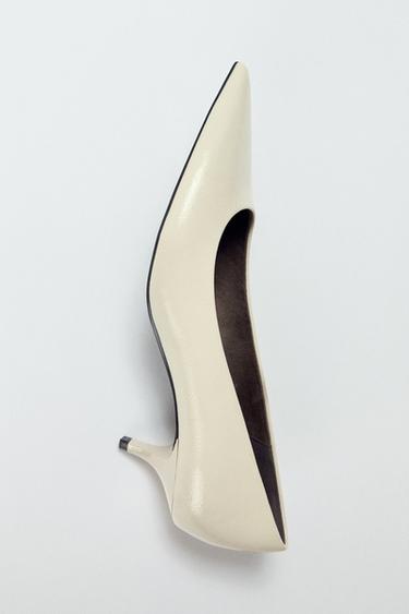 KITTEN-HEEL SHOES - Grey by Zara