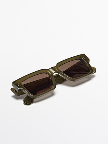 Zara Rectangular sunglasses - Green - Image 0