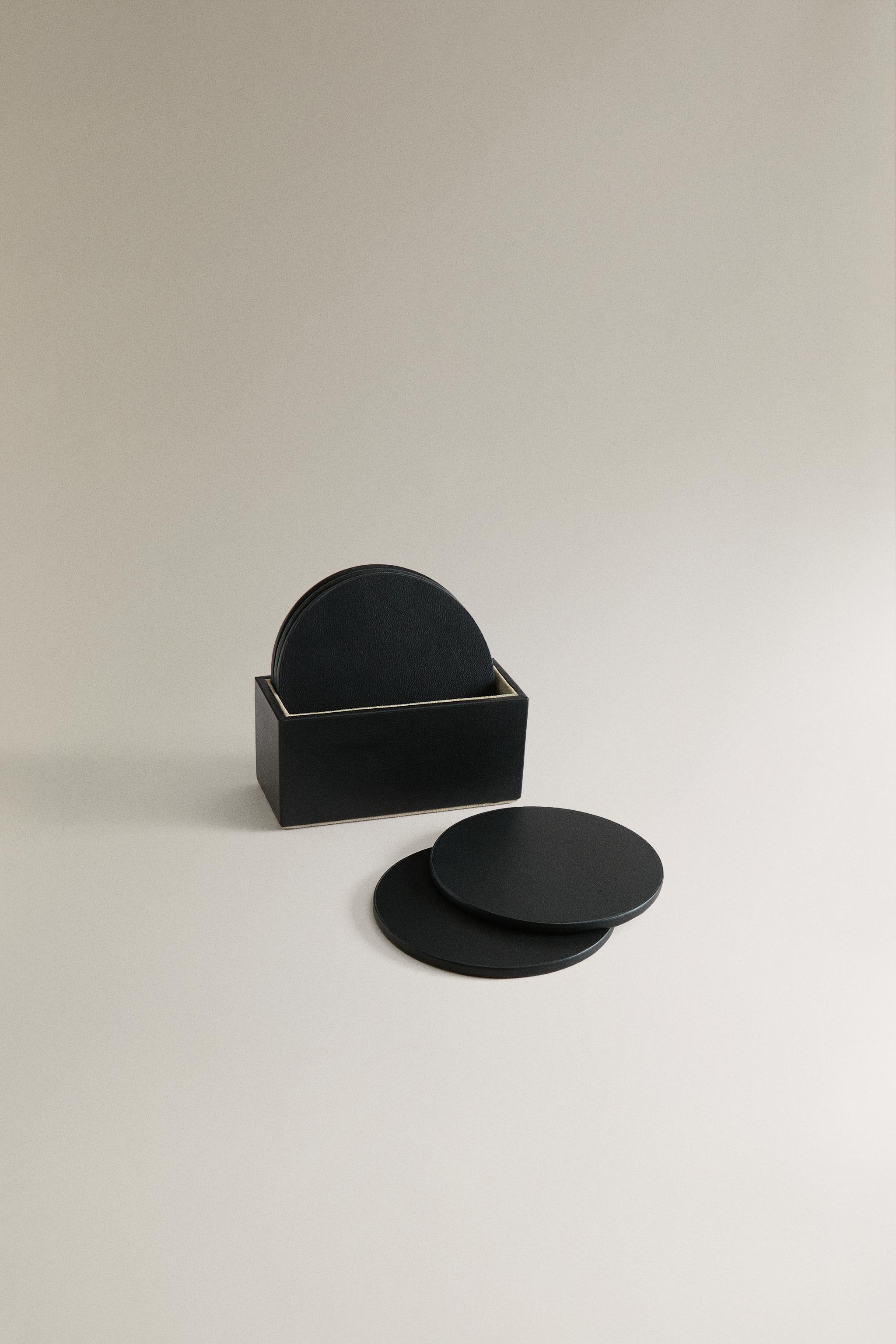 LEATHER COASTERS