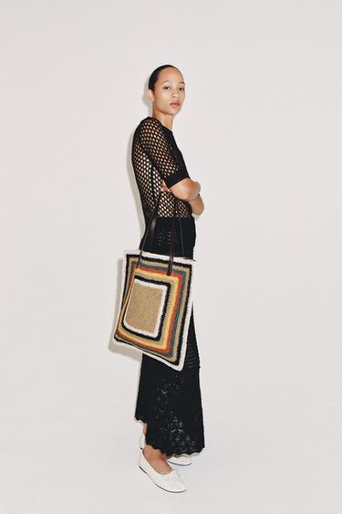 Bolsa tote multicolor