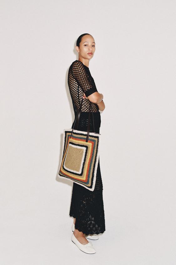MULTICOLOR SHOPPER BAG from Zara - $149