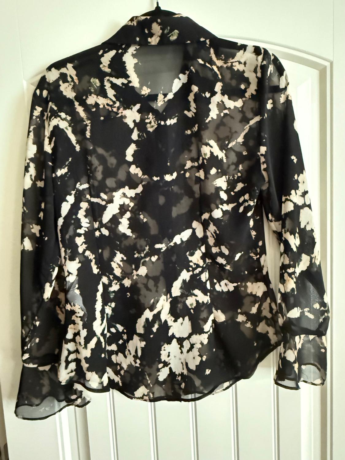 PRINTED SEMI-SHEER SHIRT - Image 4