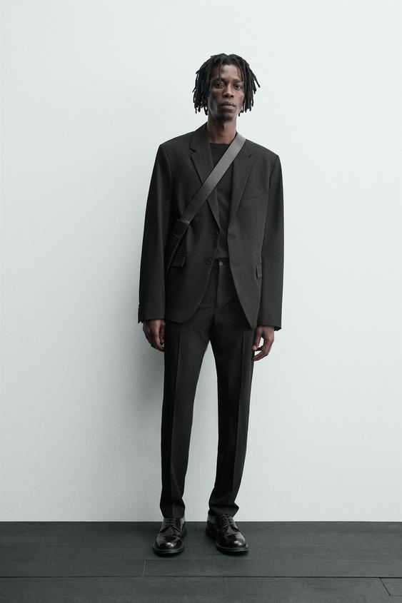 Pantalon Traje Trajes Negro Hombre Zara Trajes Hombre ZARA España