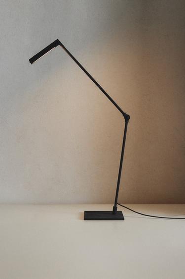 Zaras LED-LAMPA I METALL FÖR SKRIVBORDET - Urtvättad svart