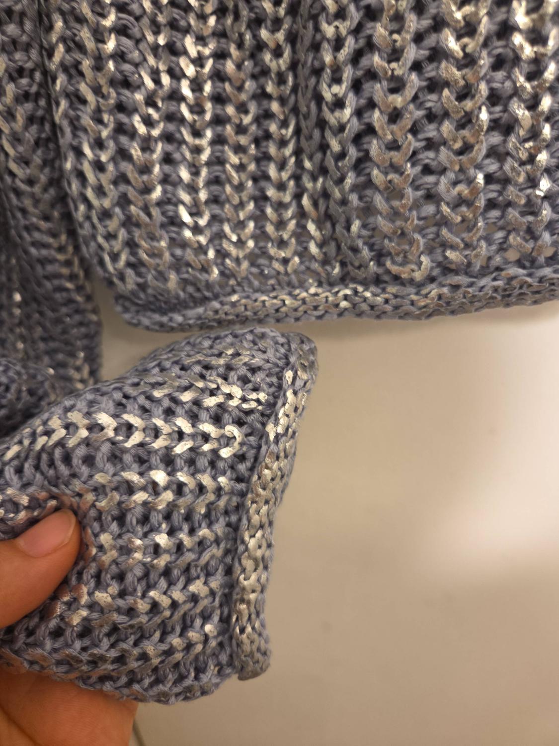 METALLIC THREAD KINIT SWEATER - Image 4
