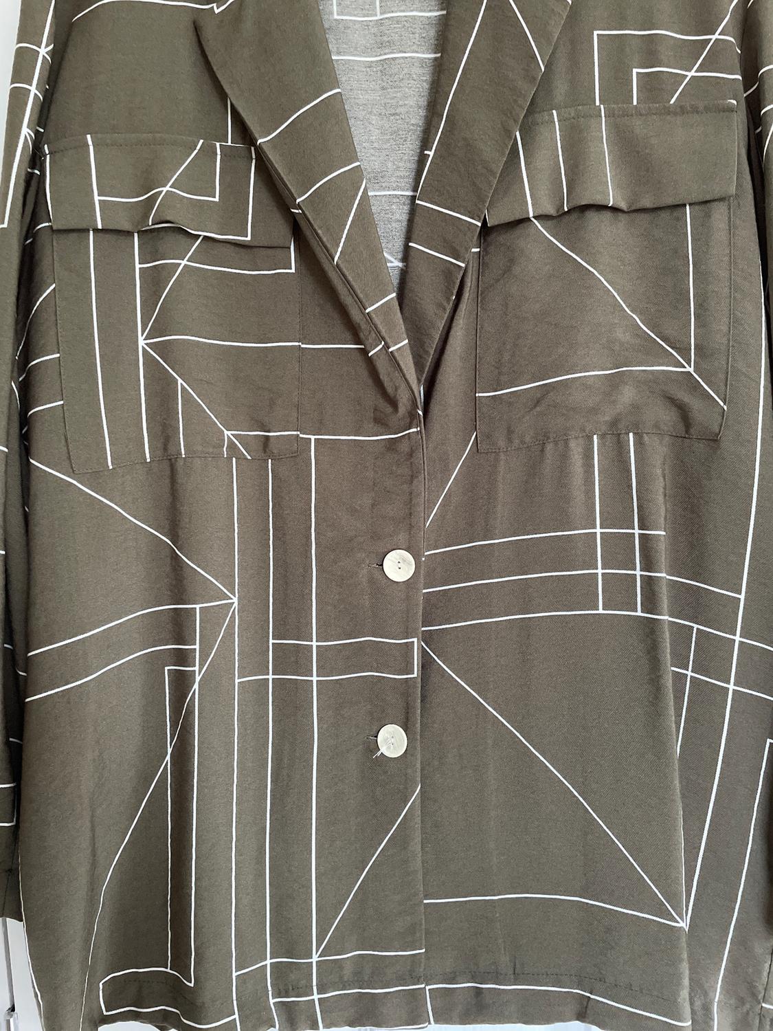 GEOMETRIC PRINT BLAZER - Image 4
