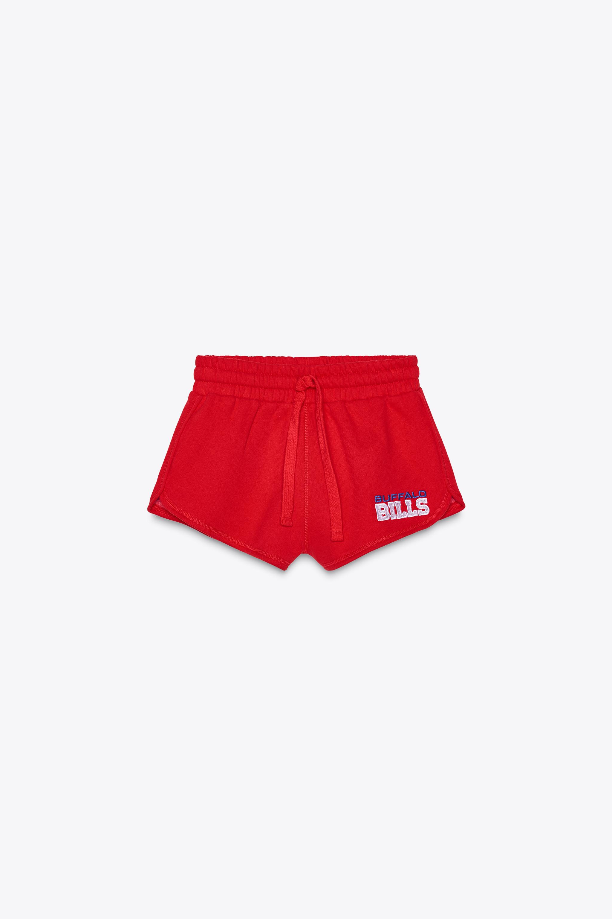 国内発送★ZARA★NFL BILLS ショーツ レッド NFL BILLS SHORTS - Red | ZARA United States