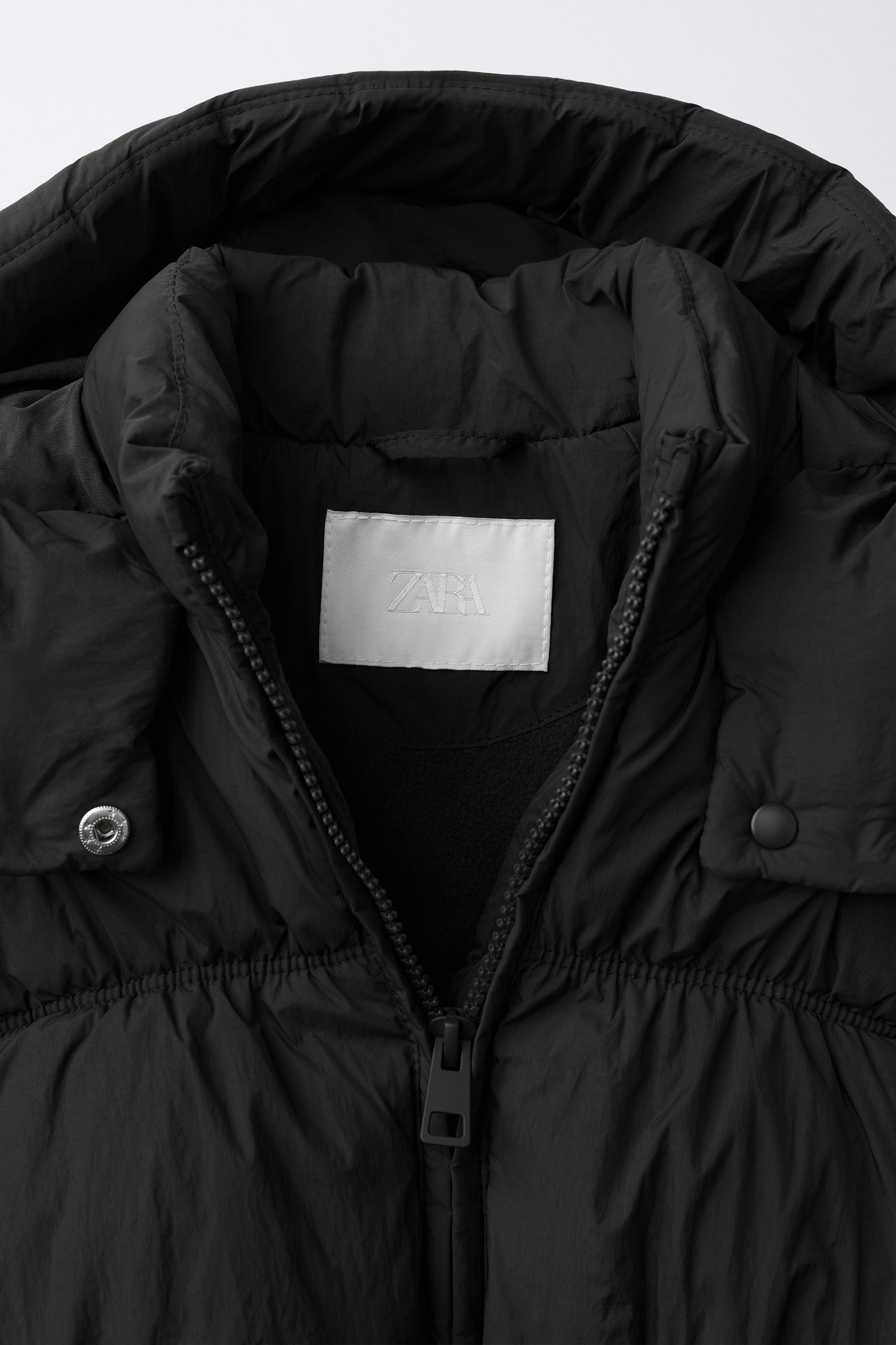 Детские куртки Zara WATER REPELLENT PUFFER COAT — фото 8