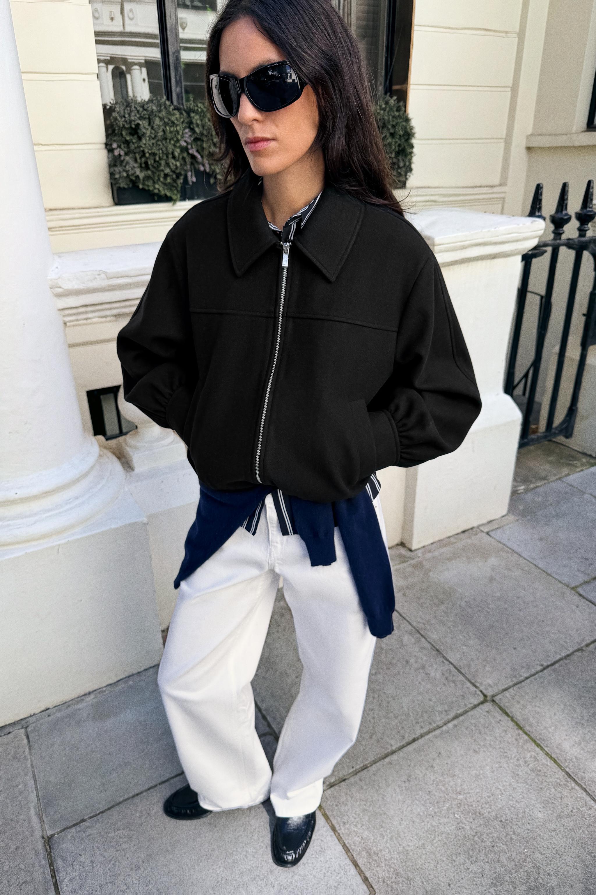 SOFT ZIP JACKET — Black
