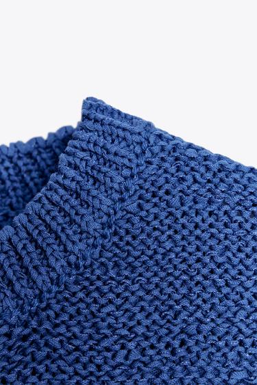 KNIT CROP TOP - Bluish by Zara - Image 6