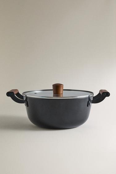 PANELA COM TAMPA FERRO - Preto da Zara