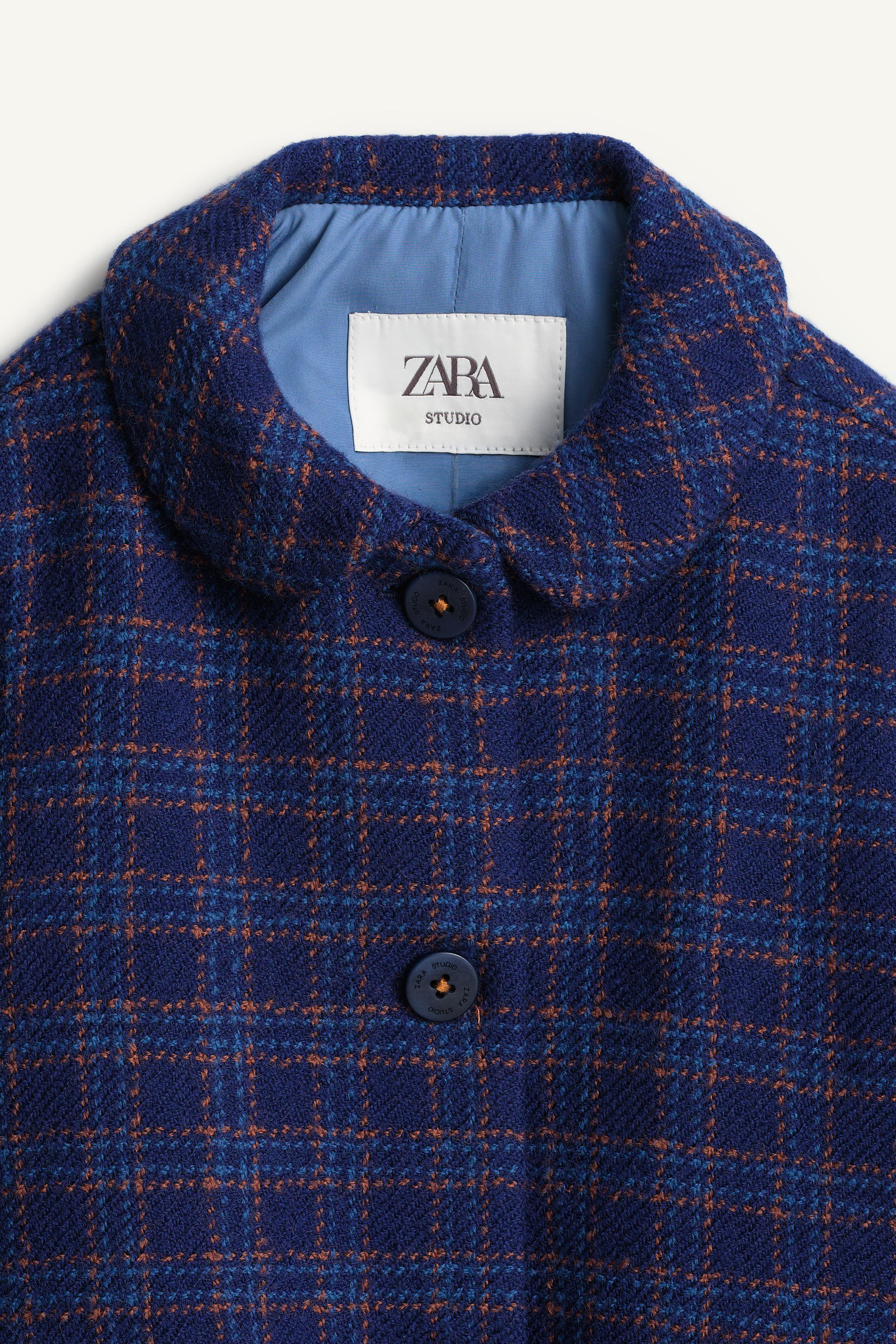 MANTEAU À CARREAUX AVEC LAINE ÉDITION LIMITÉE
