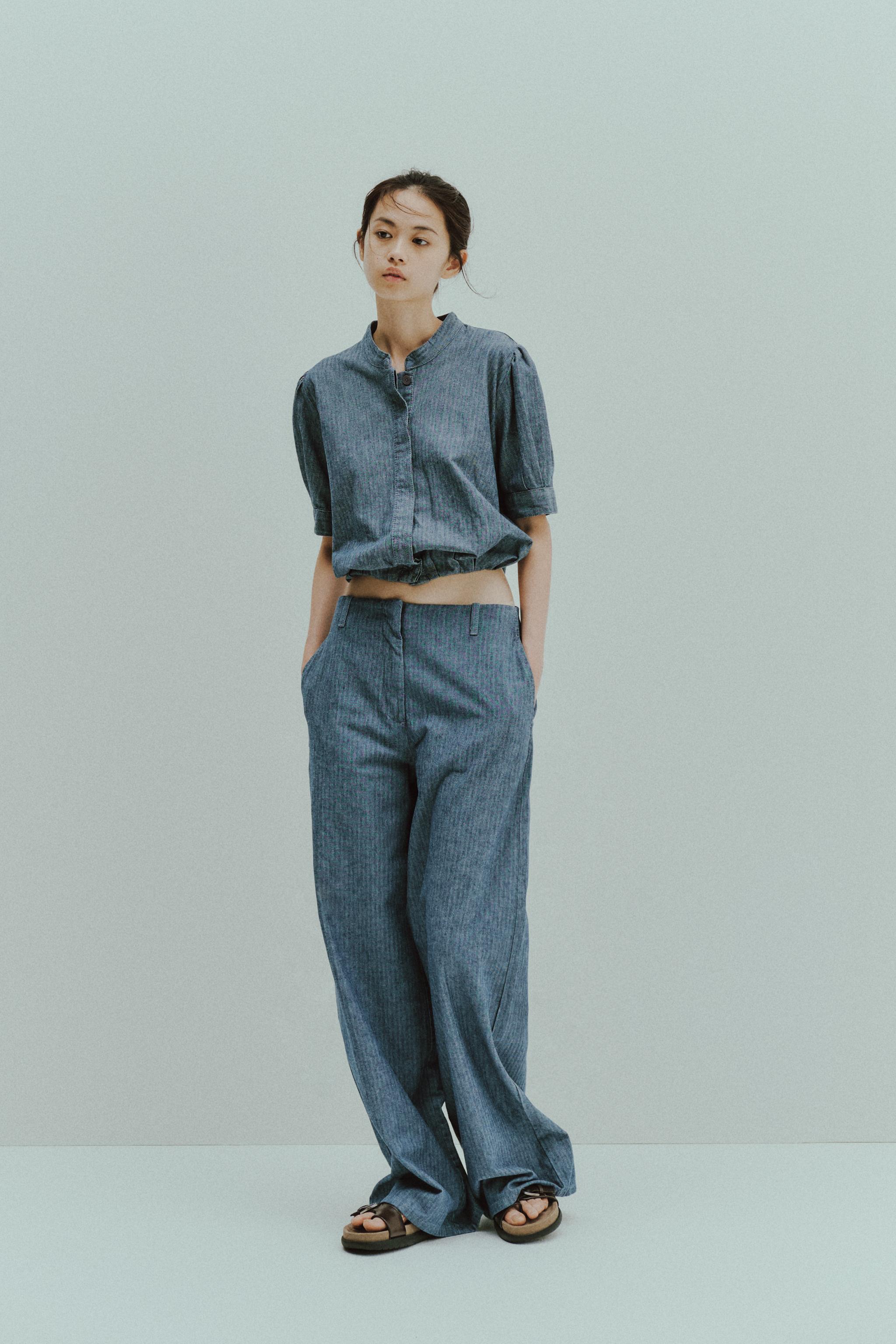 ZARA クラッシックフレアフィットジーンズ EU38新品タグ付き ライトブルー フレアフィットデニムパンツ - ブルー | ZARA Japan / 日本