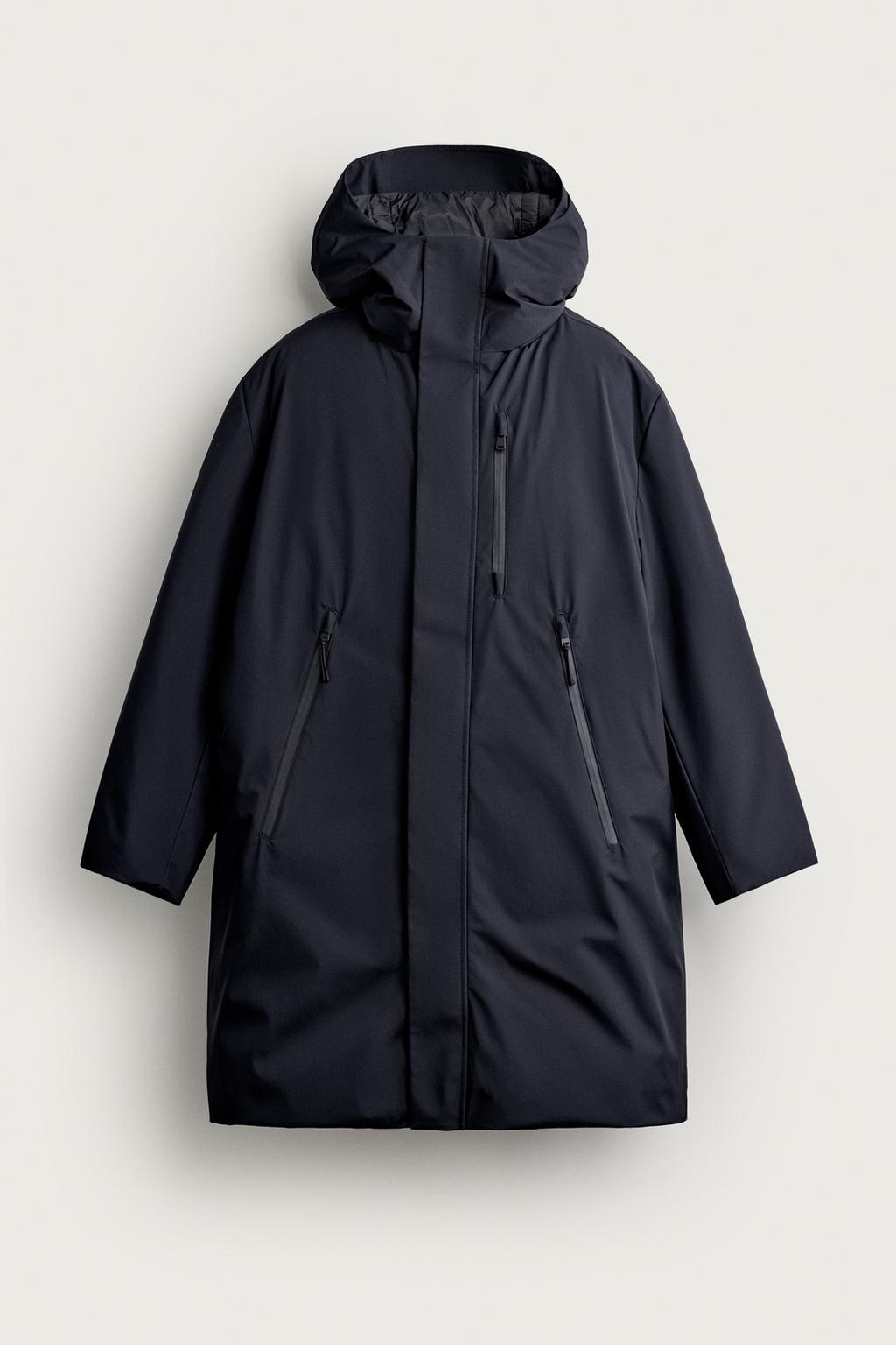 WATER-REPELLENT TECHNICAL HOODIE PARKA