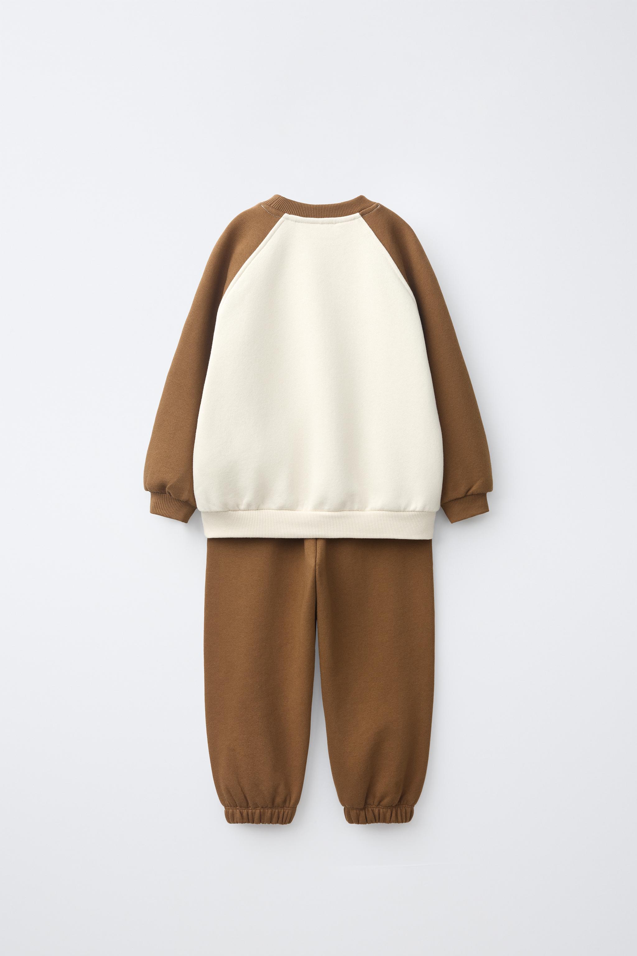 TOY STORY © DISNEY PIXAR SWEATSHIRT AND JOGGER PANTS SET — Brown