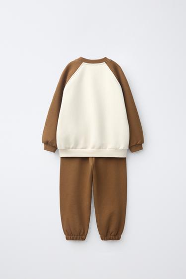 TOY STORY © DISNEY PIXAR SWEATSHIRT AND JOGGER PANTS SET — Brown 2