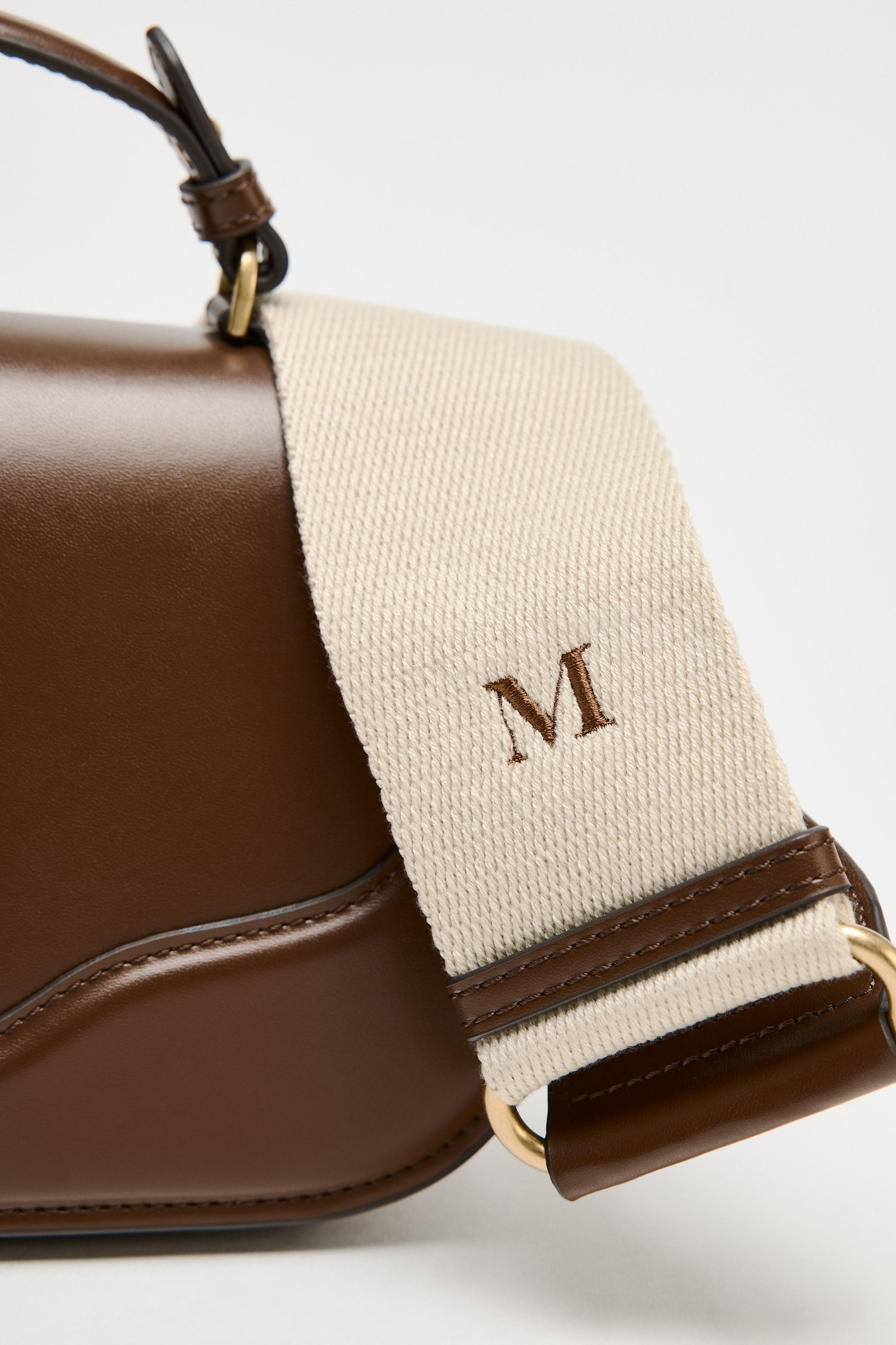 CROSSBODY BAG - Dark tan | ZARA New Zealand