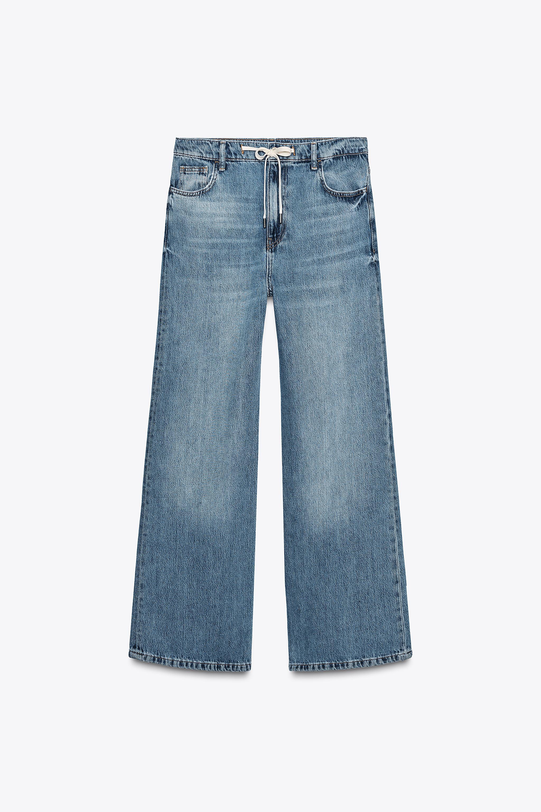 ZARA - 新品 ZARA ミッドライズ ディストラクト デニムパンツ 42