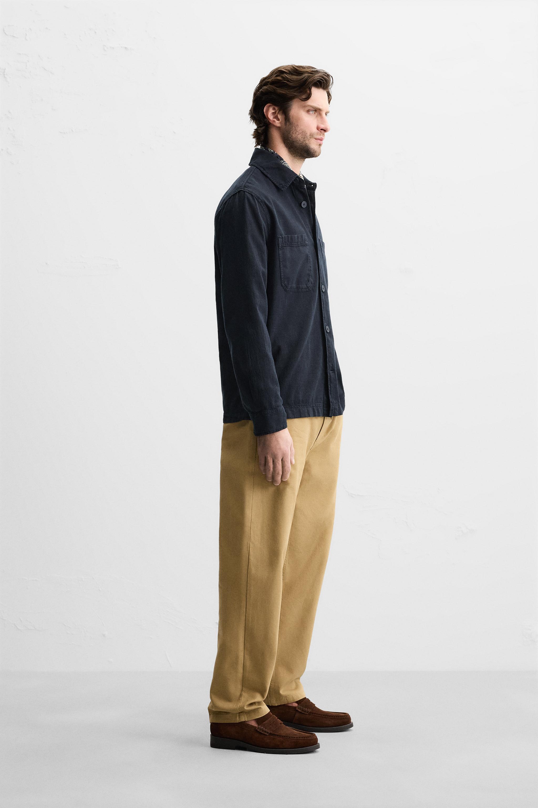 Sobrecamisa Zara Las Mejores Ofertas En Blue Trajes Y Blazers