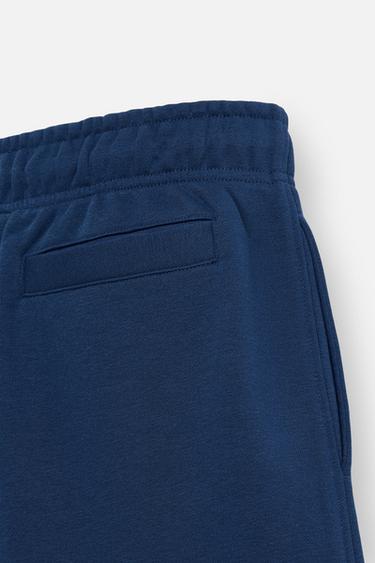 SEAM JOGGER BERMUDA SHORTS - Blue by Zara - Image 8