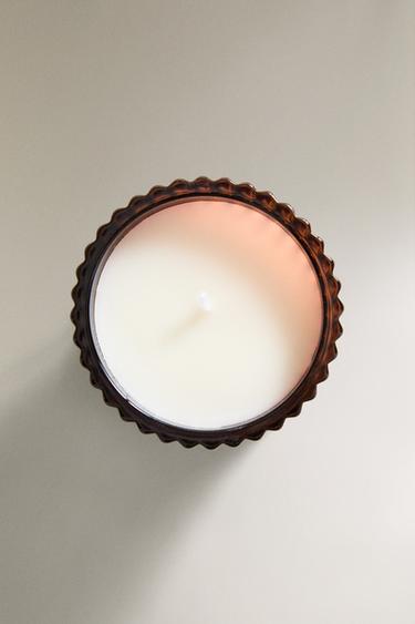 (175 G) PASSION OUD SCENTED CANDLE - Burnt orange by Zara - Image 4