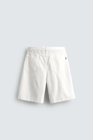 BERMUDA COUPE BAGGY - Blanc de Zara - Image 7