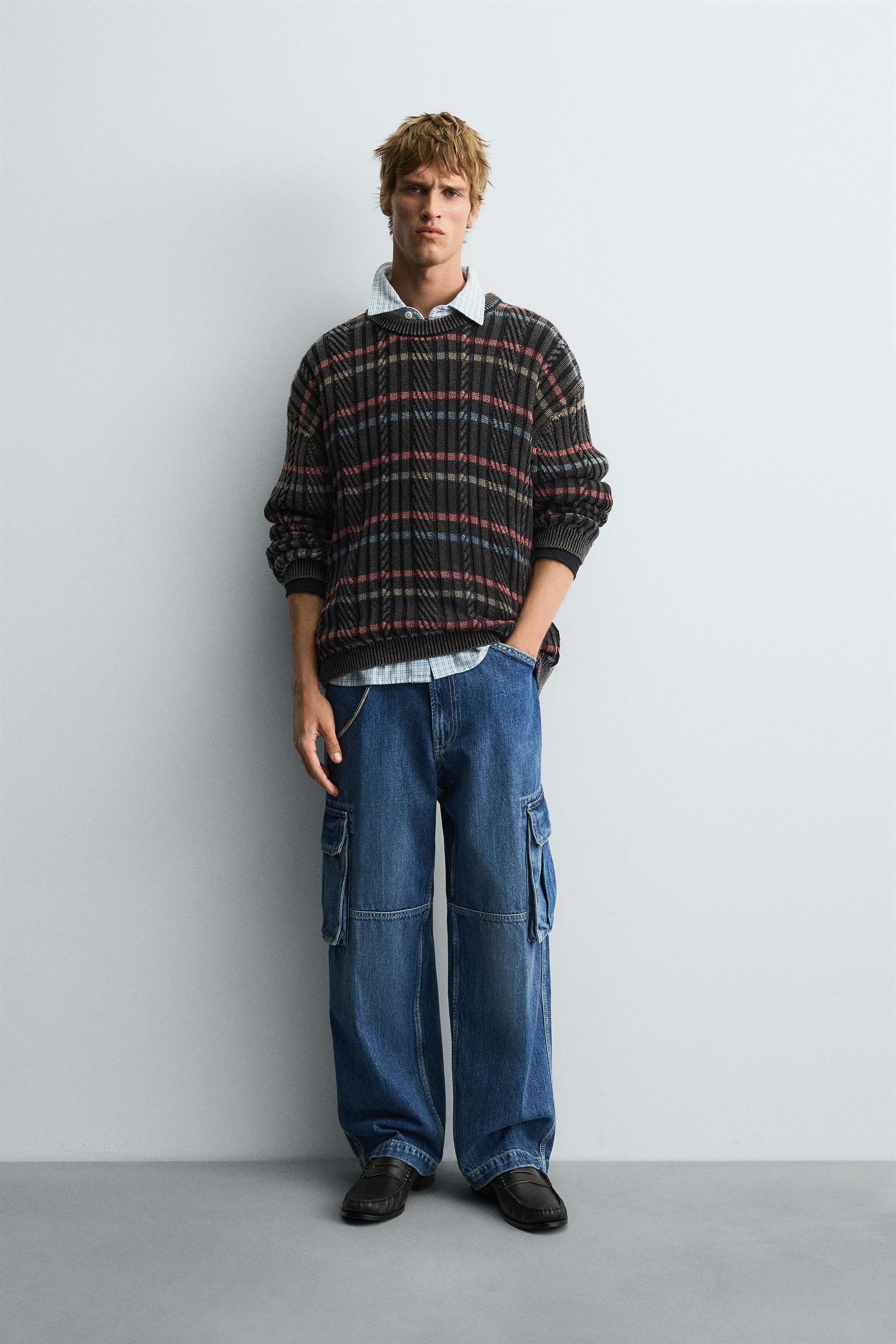 ARCHIVIO ストライプセーター archivio ストライプセーター 新品未使用タグ付