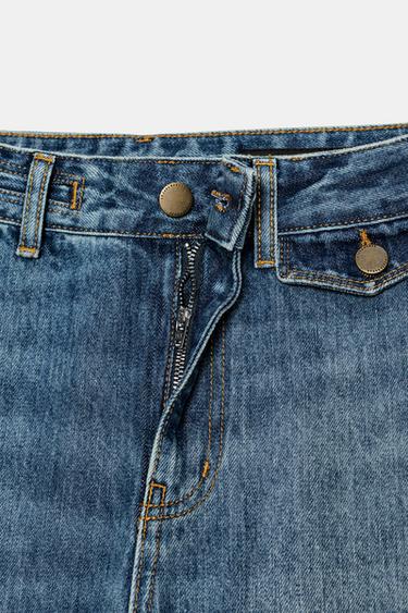 ZW COLLECTION FLARE HIGH-WAIST JEANS - Blue by Zara - Image 8