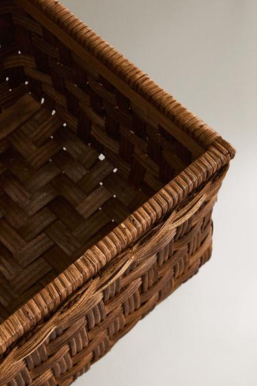 CORBEILLE CARRÉE BOIS - Marron de Zara - Image 2