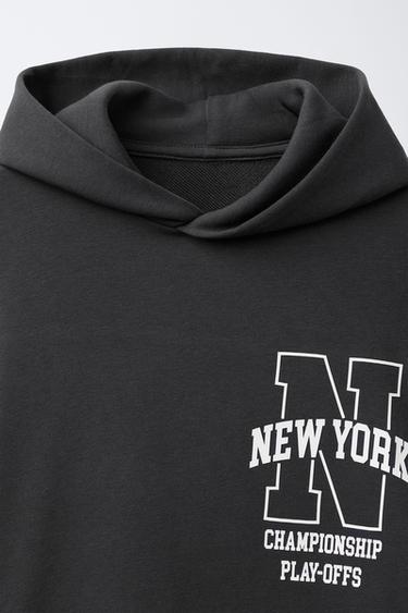 SPORTY HOODIE - Anthracite grey by Zara - Image 2