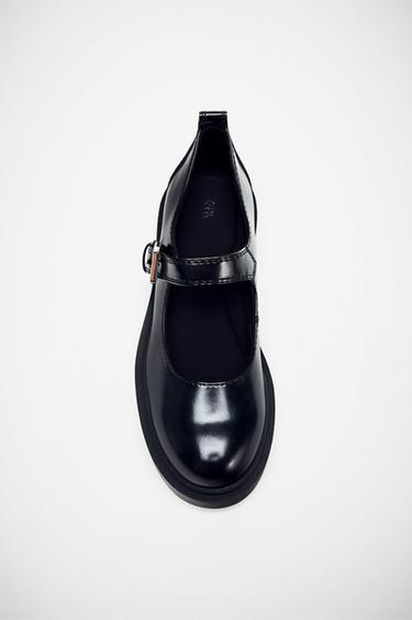 PLATFORM BUCKLE MARY JANE SHOES - Black by Zara