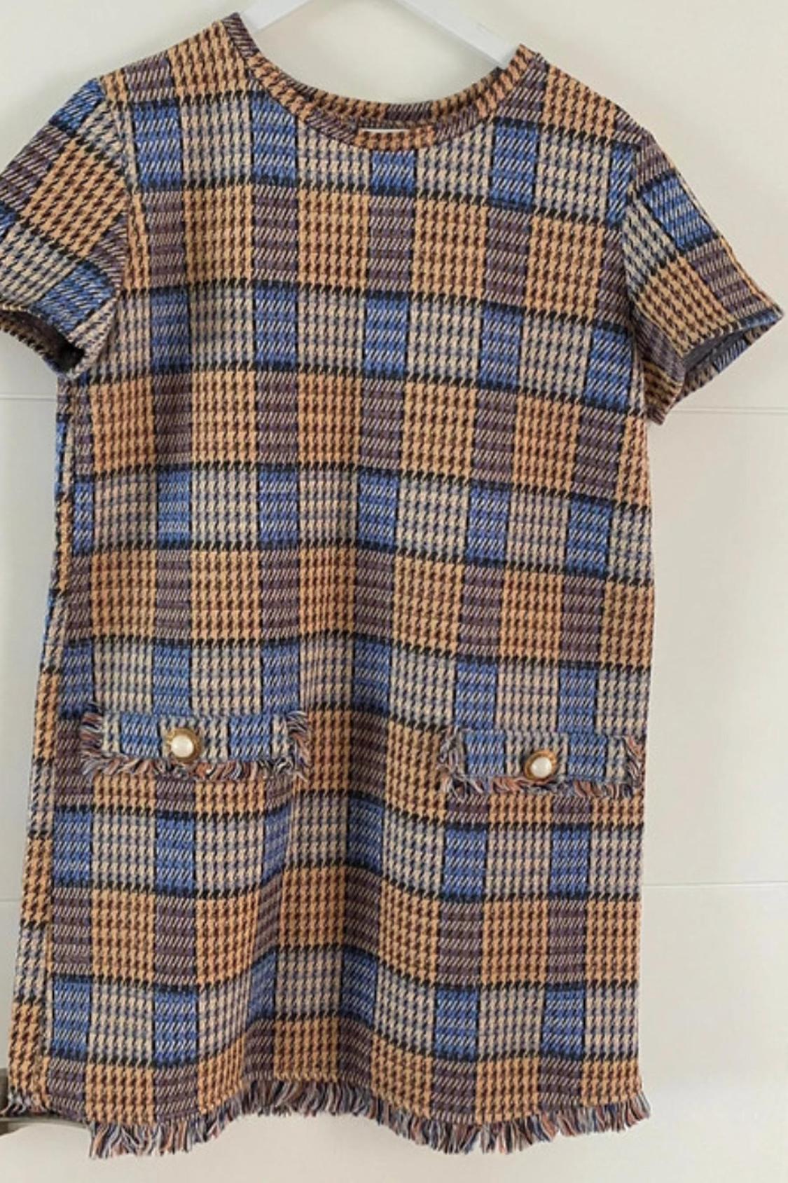 FAUX TWEED DRESS - Image 3