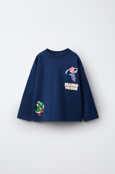 CAMISETA ESTAMPADO MARIO BROS ™ © NINTENDO - Azul de Zara