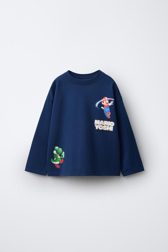 MARIO BROS.™ © NINTENDO PRINT T-SHIRT - Blue by Zara - Image 0