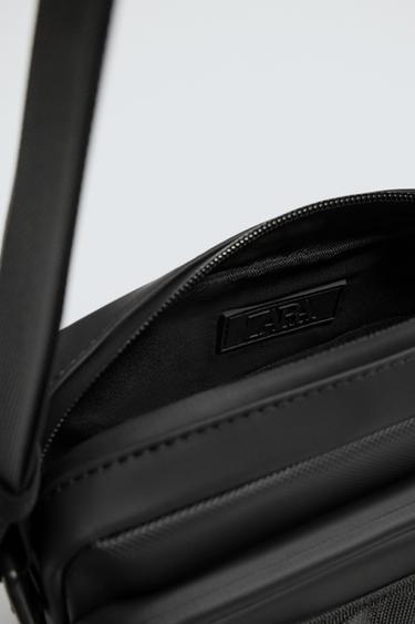 RUBBERISED CROSSBODY BAG - Black by Zara - Image 5