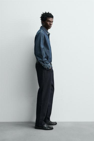 JEAN DROIT COTON - LAINE - Bleu de Zara - Image 3