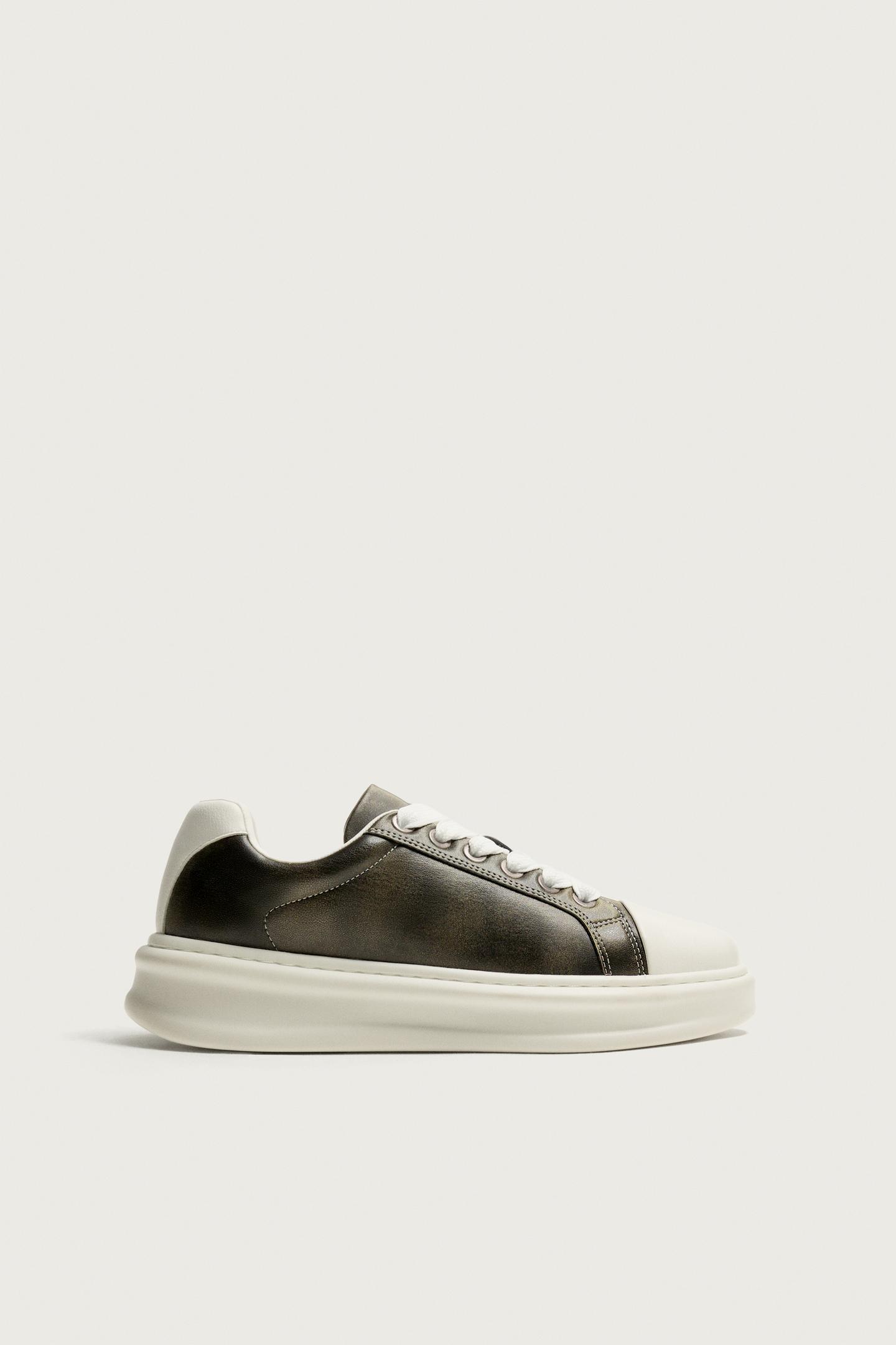 Кроссовки Zara Chunky, цвет: Серый