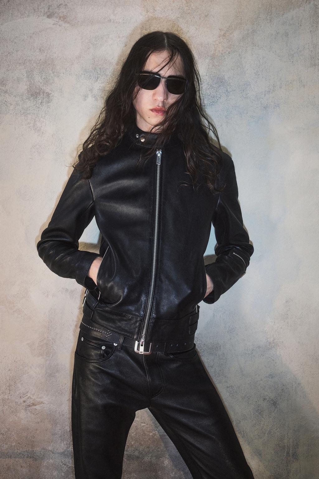 LEATHER TROUSERS BOBBY GILLESPIE X ZARA