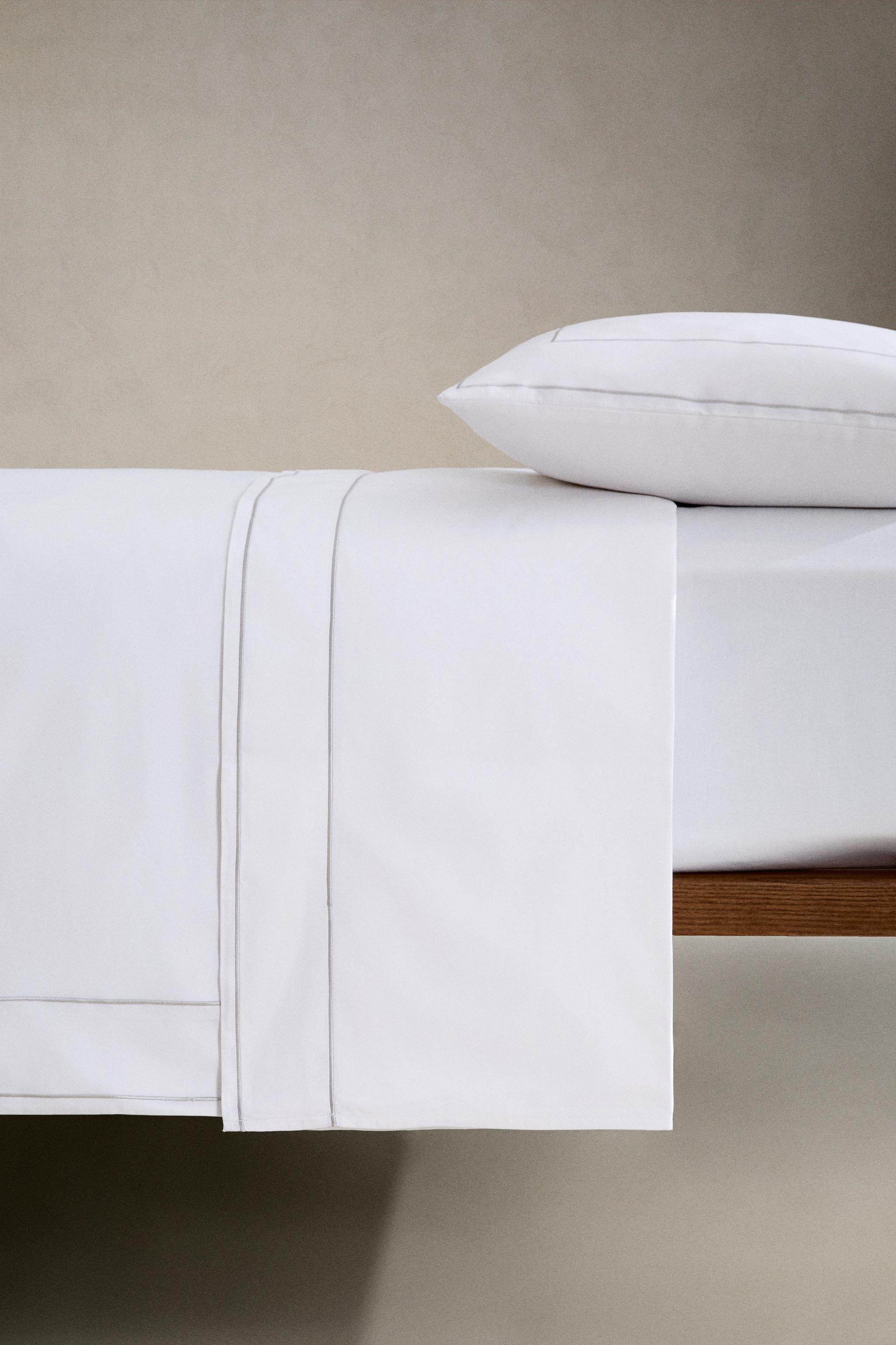 DRAP DE DESSUS SATIN FESTON