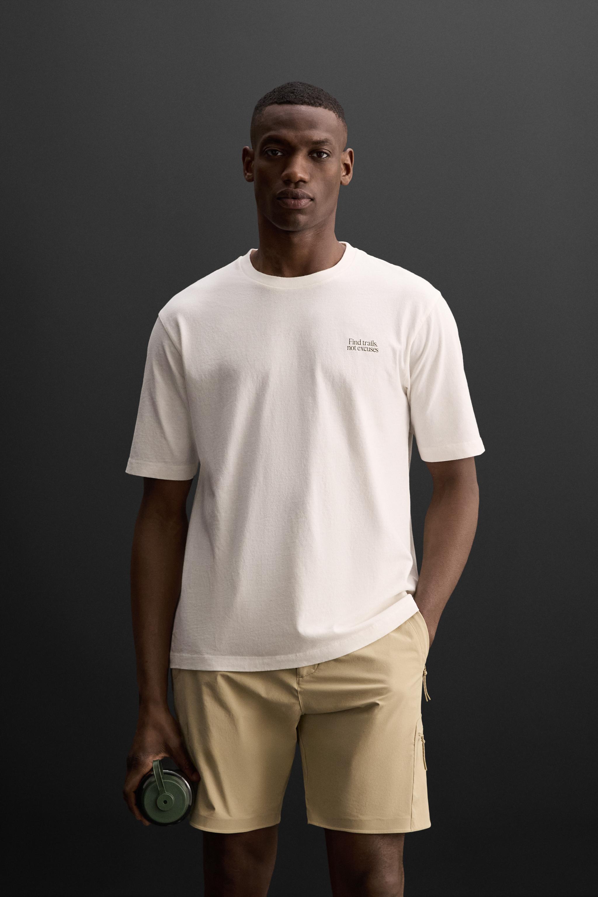 Tシャツ・カットソー COURReGES Men T-shirt White 423JTS006JS0112 0001 Courrèges Cotton T-shirt With Contrasting Trims In White