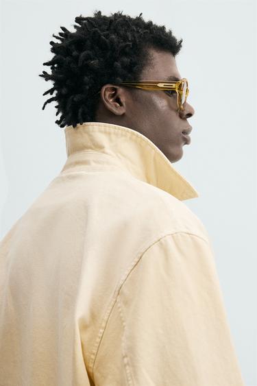 SURCHEMISE REGULAR FIT - Vanille de Zara - Image 4