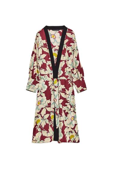 FLORAL PRINT KIMONO