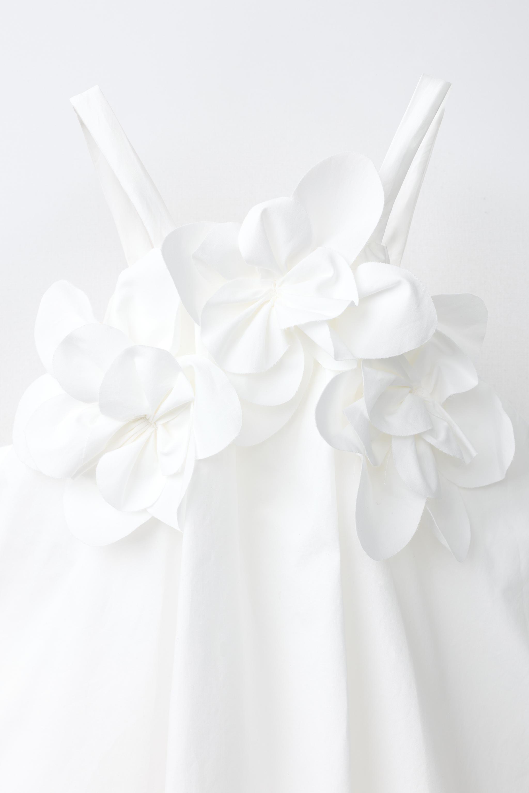 FLORAL POPLIN DRESS