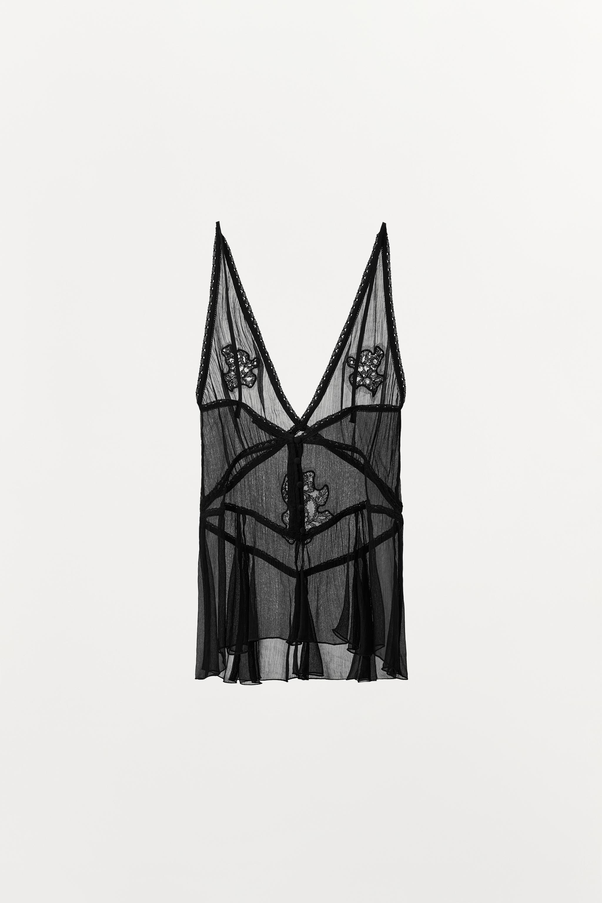 TOP GAZE BRODERIES