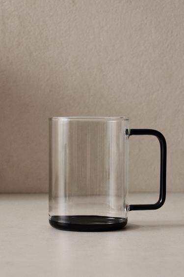 CONTRAST BOROSILICATE MUG - Black by Zara - Image 5