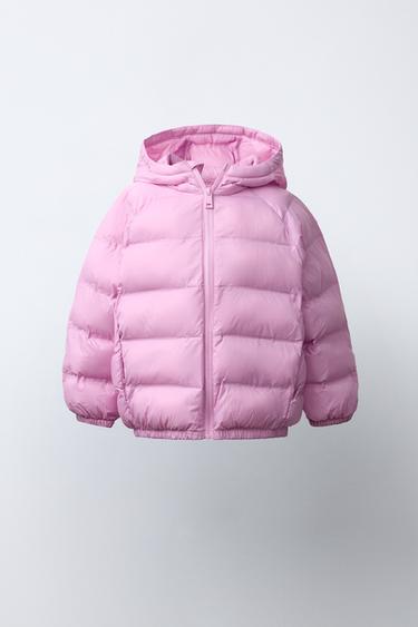 GIUBBOTTO ULTRALEGGERO CON CAPPUCCIO WATER REPELLENT - Rosa di Zara