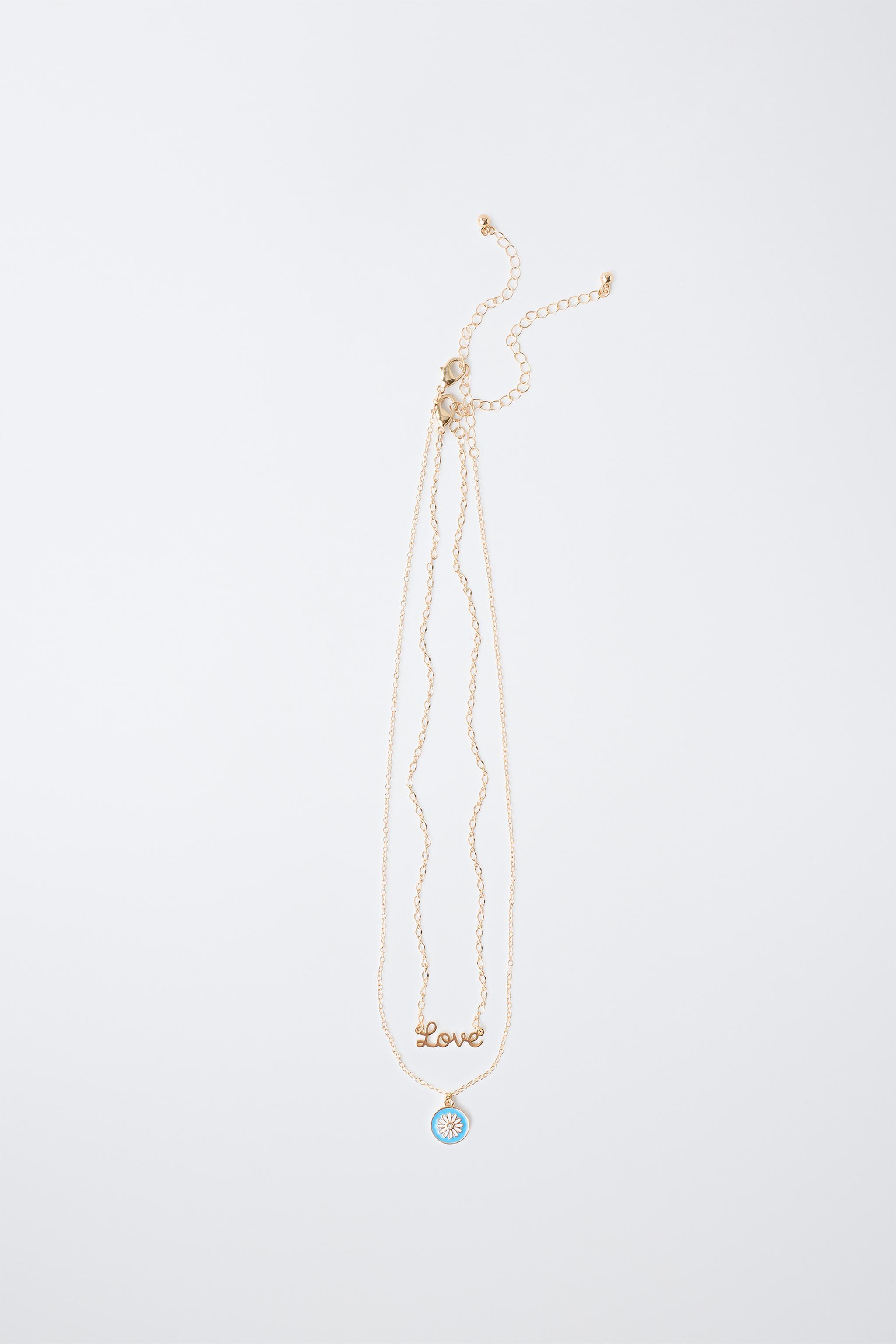 LOVE AND TAG NECKLACE 2-PACK