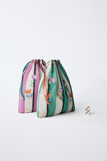 LOT SACS FLEURS - Bleu de Zara - Image 5